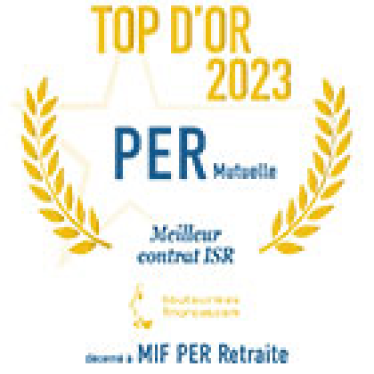 La MIF élue Top d'OR 2023 Plan Epargne Retraite