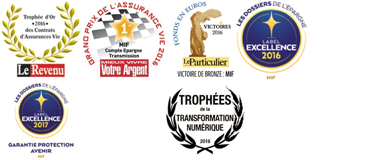 Récompenses MIF 2016