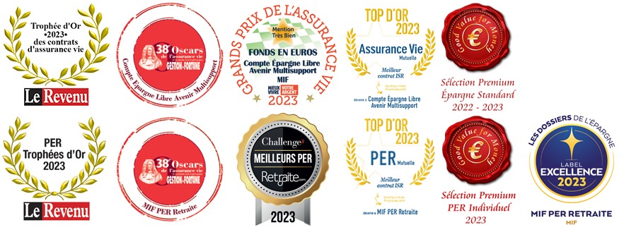 Récompenses MIF 2023