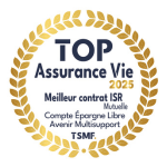 Récompense Top Assurance Vie contrat ISR 2025