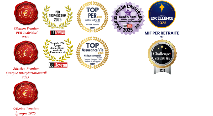 Récompenses MIF 2025